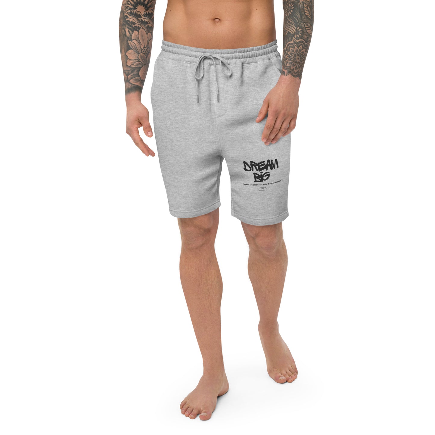 Dream Big Men's fleece shorts