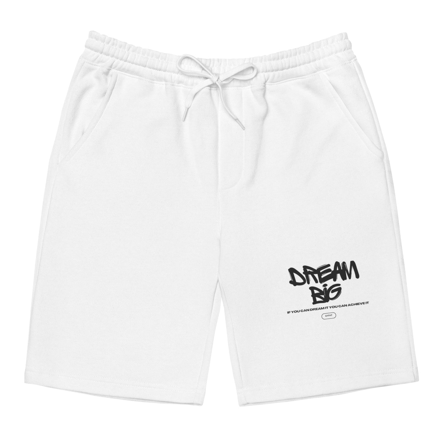 Dream Big Men's fleece shorts