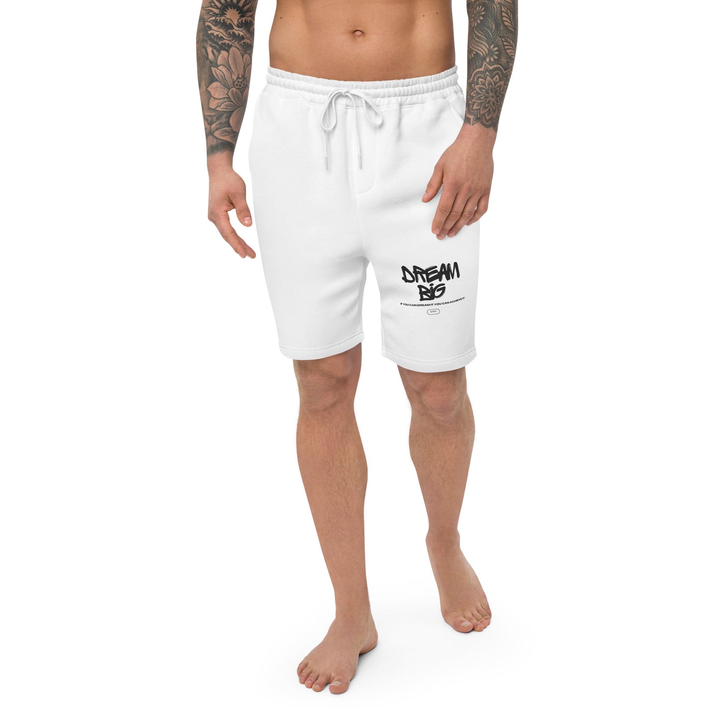 Dream Big Men's fleece shorts