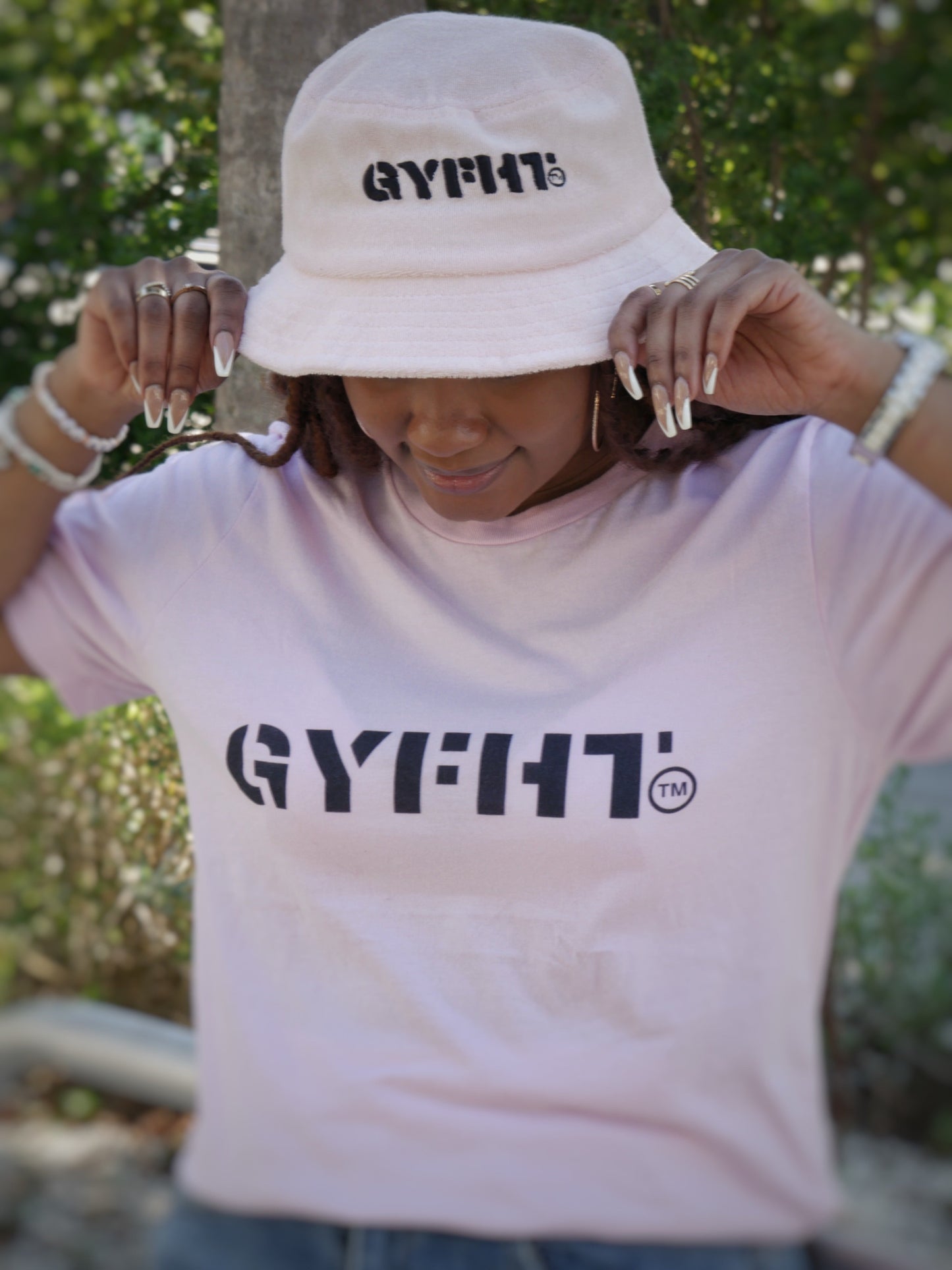 Terry cloth bucket hat