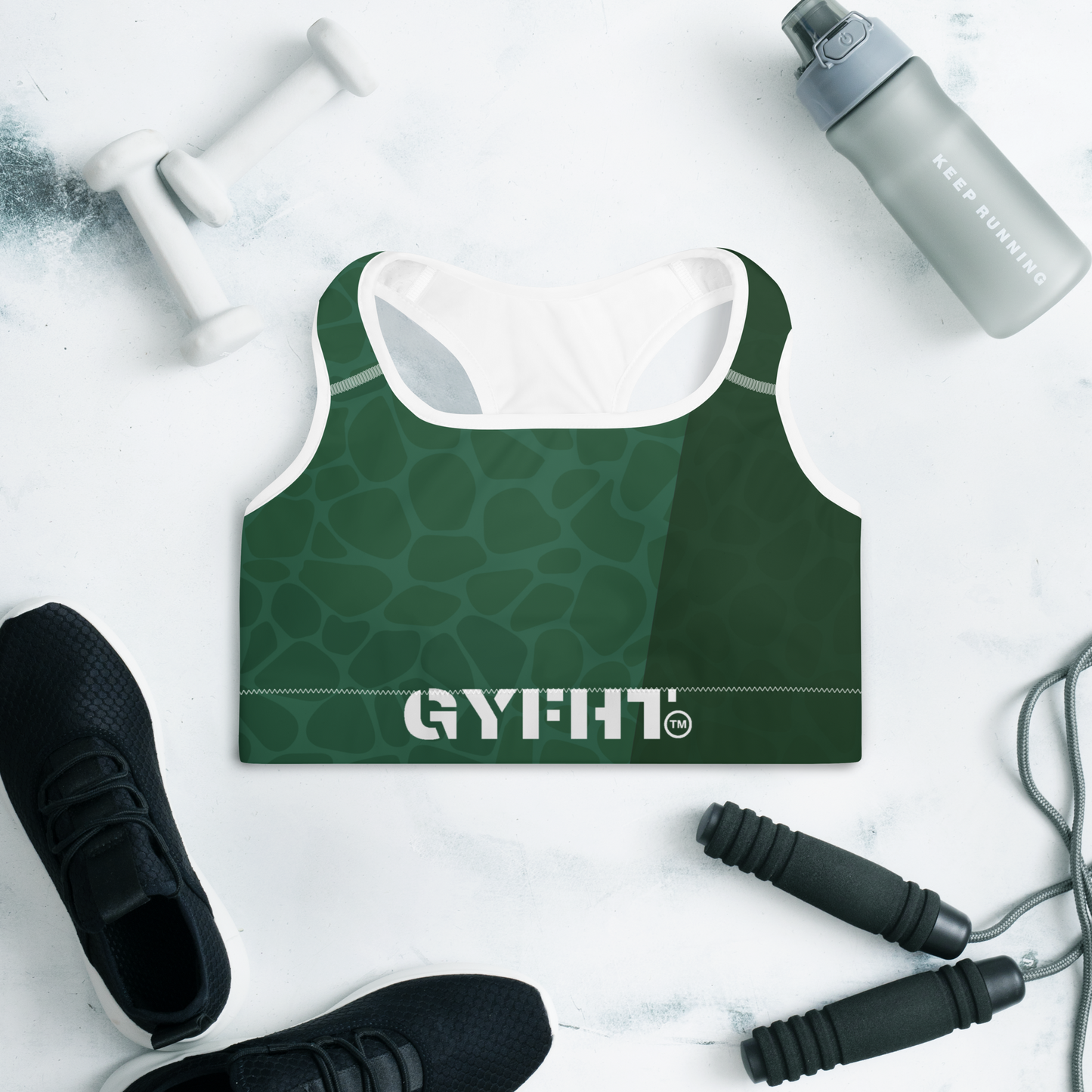 Noxy Green Women's Sports Bra