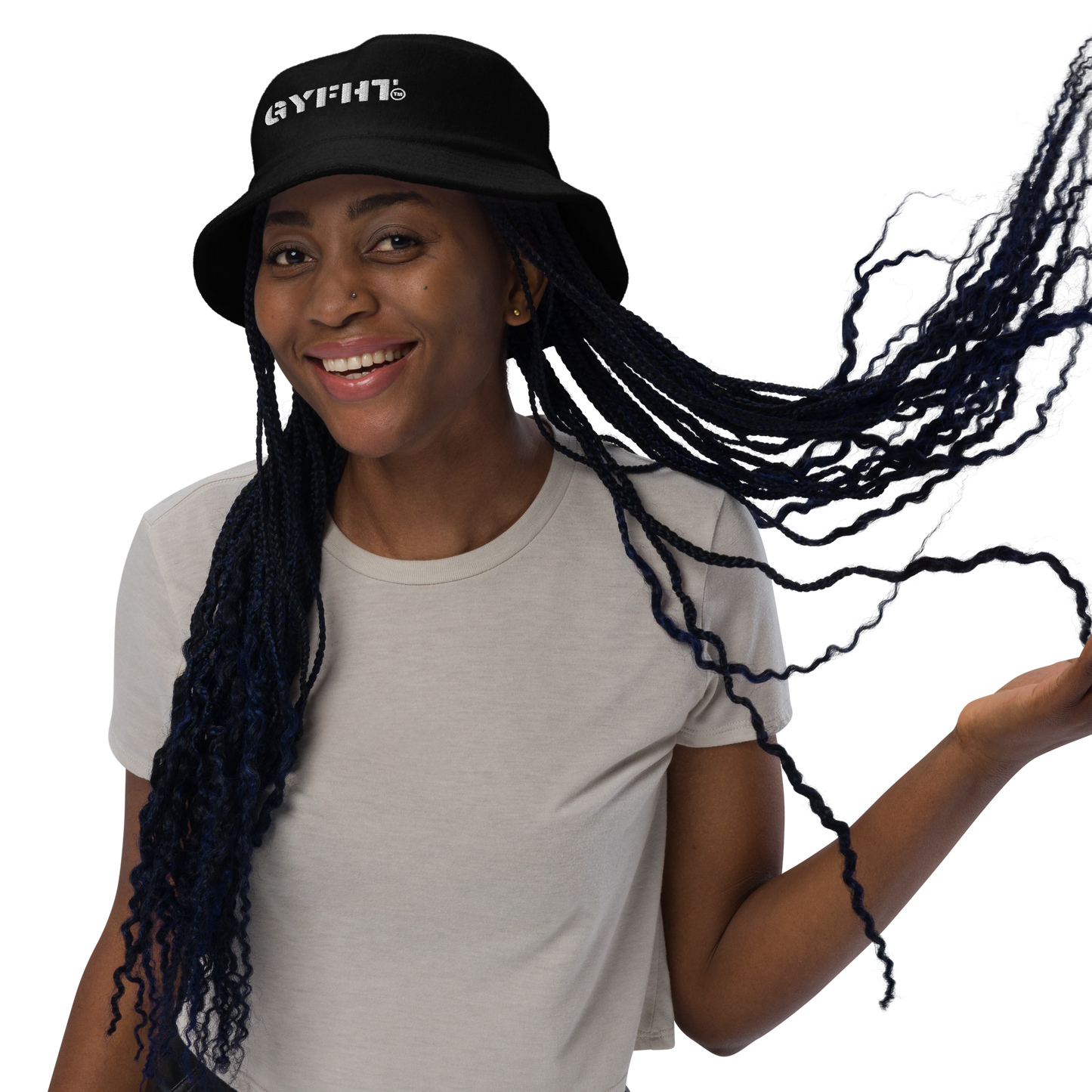 Terry cloth bucket hat