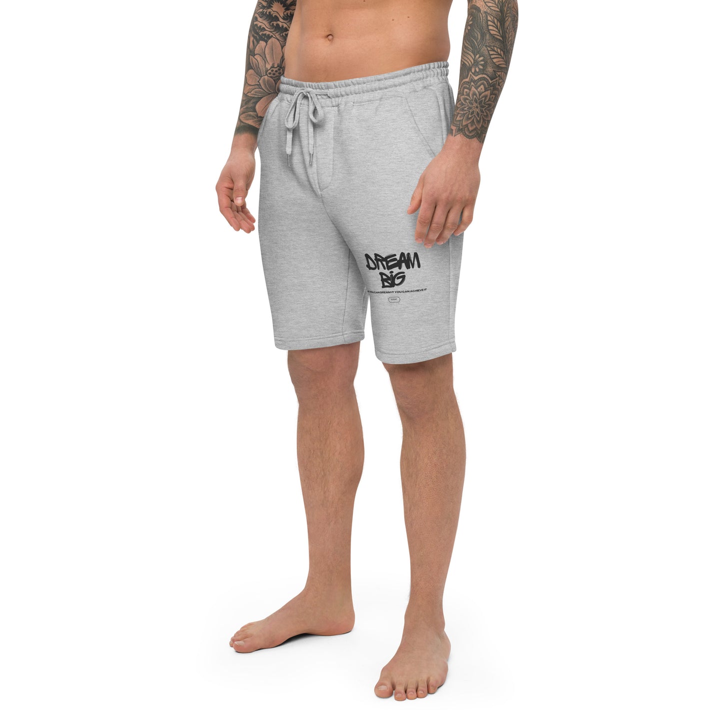 Dream Big Men's fleece shorts